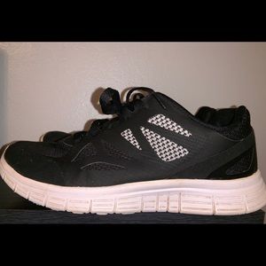 Black with White Accent Sneakers